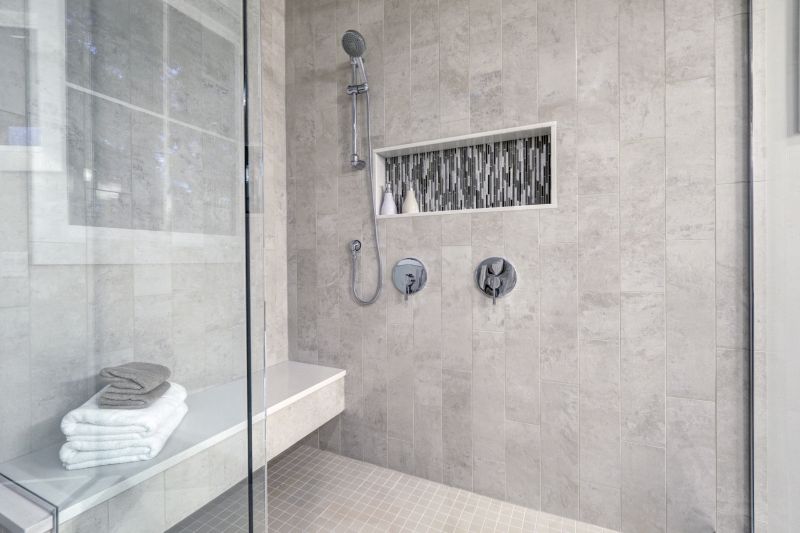 Contemporary Tile Shower